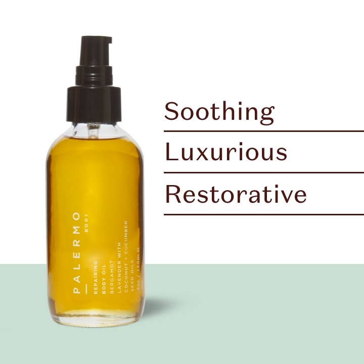 4oz | Repairing Body Oil - Bergamot + Lavender