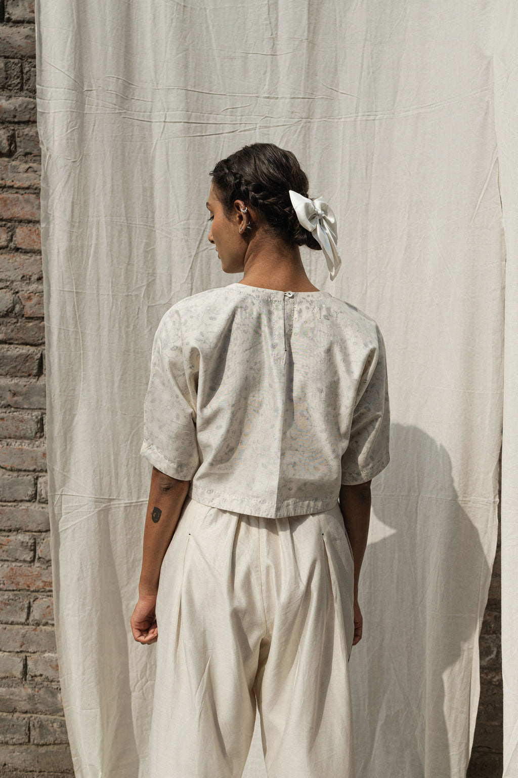 Olearia Pin Tuck Blouse