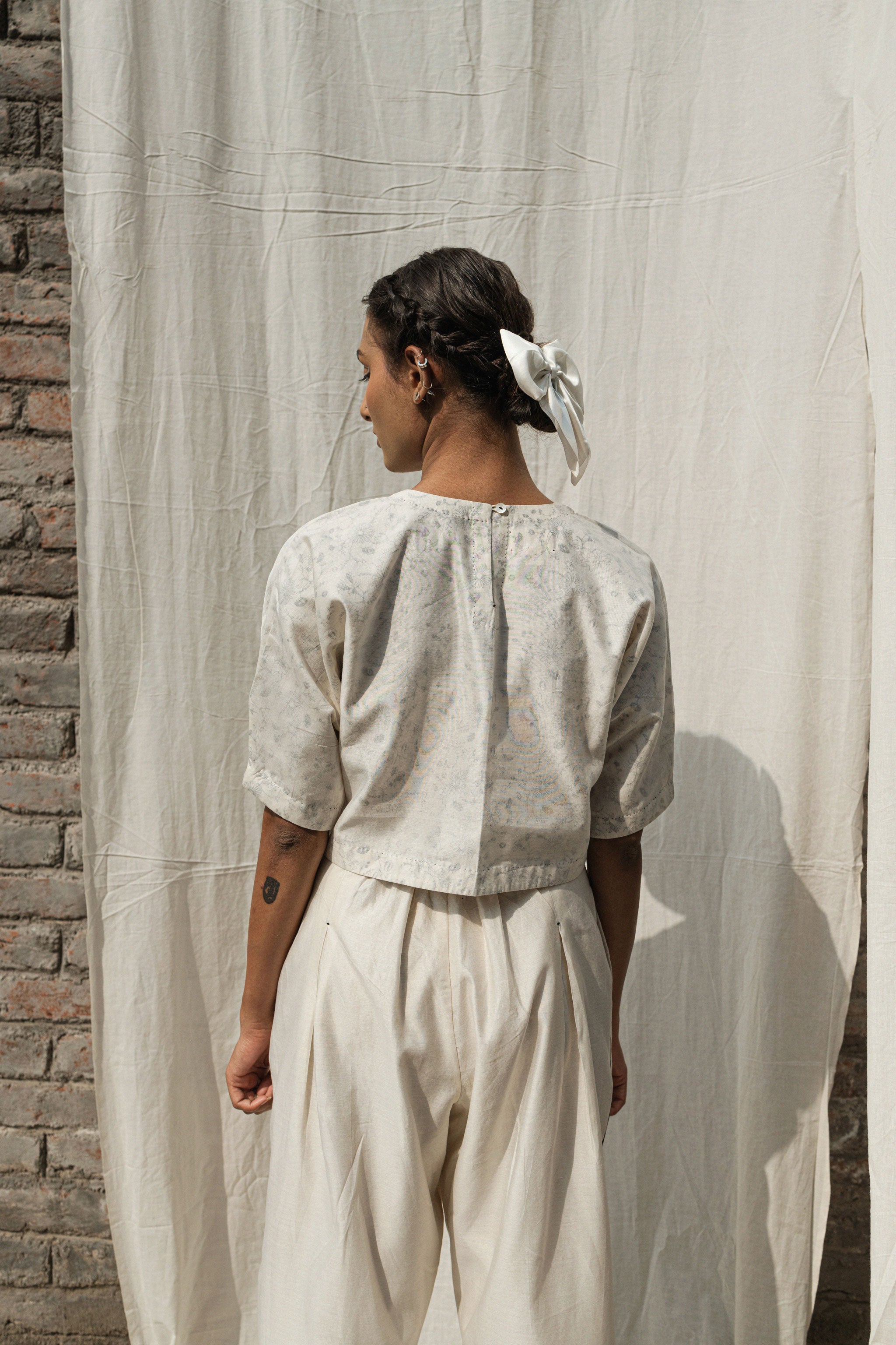 Olearia Pin Tuck Blouse