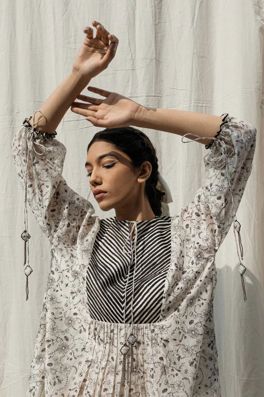 Gardenia Drawstring Dress