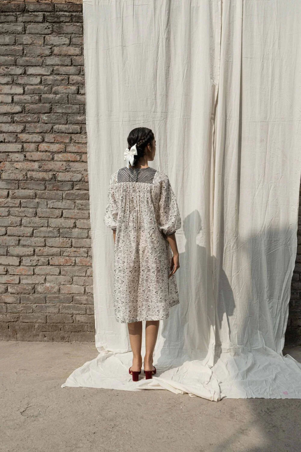 Gardenia Drawstring Dress