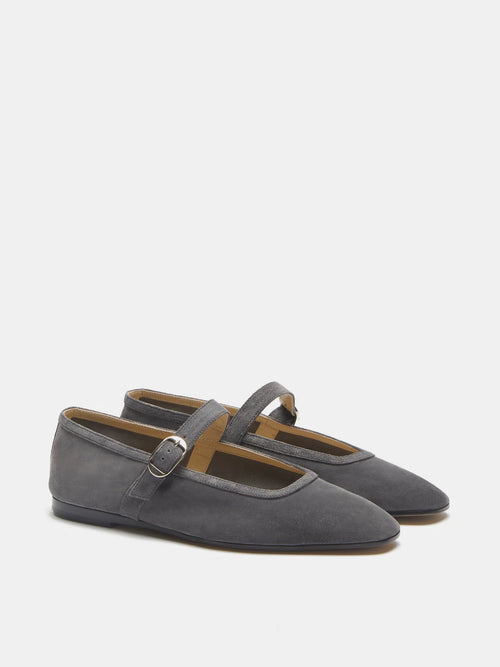 Ballet Mary Jane Anthracite Suede