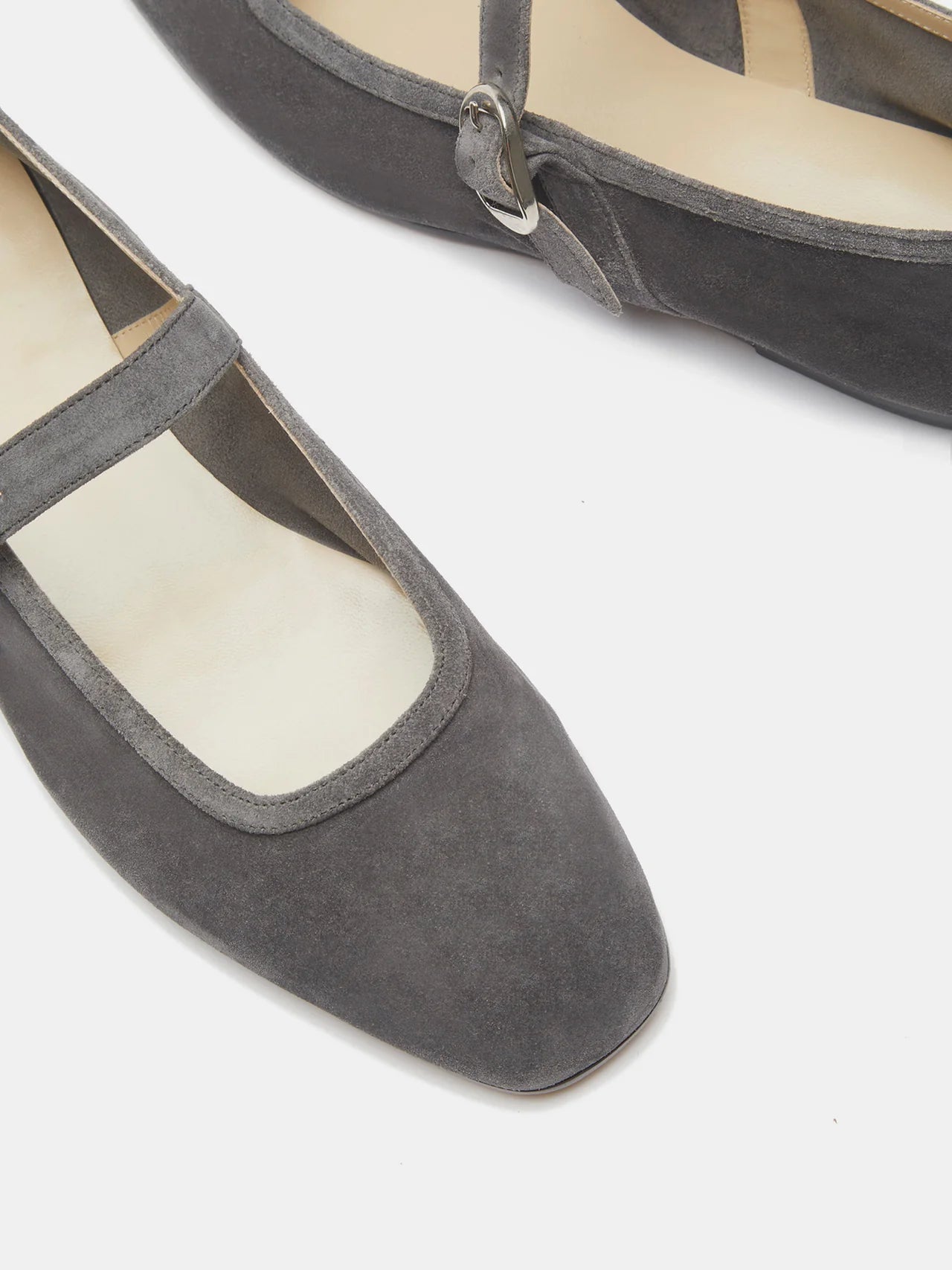 Ballet Mary Jane Anthracite Suede
