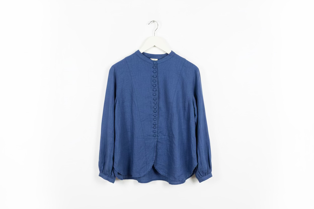 Indigo Linen Shirt