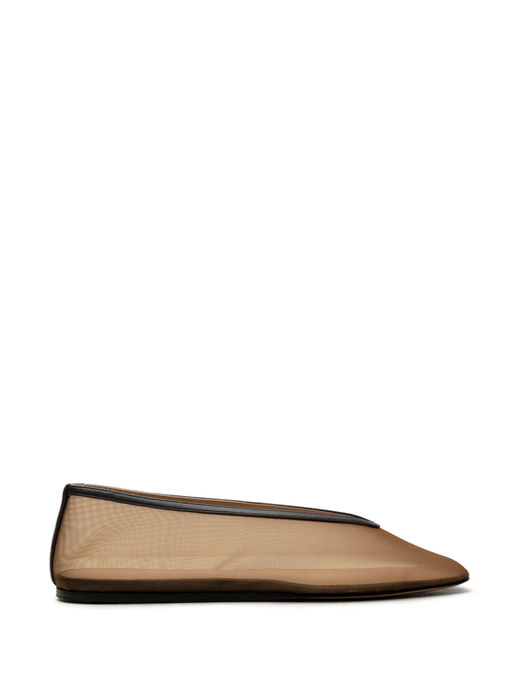 Meshe brown leather luna slippers by Le Monde Beryl