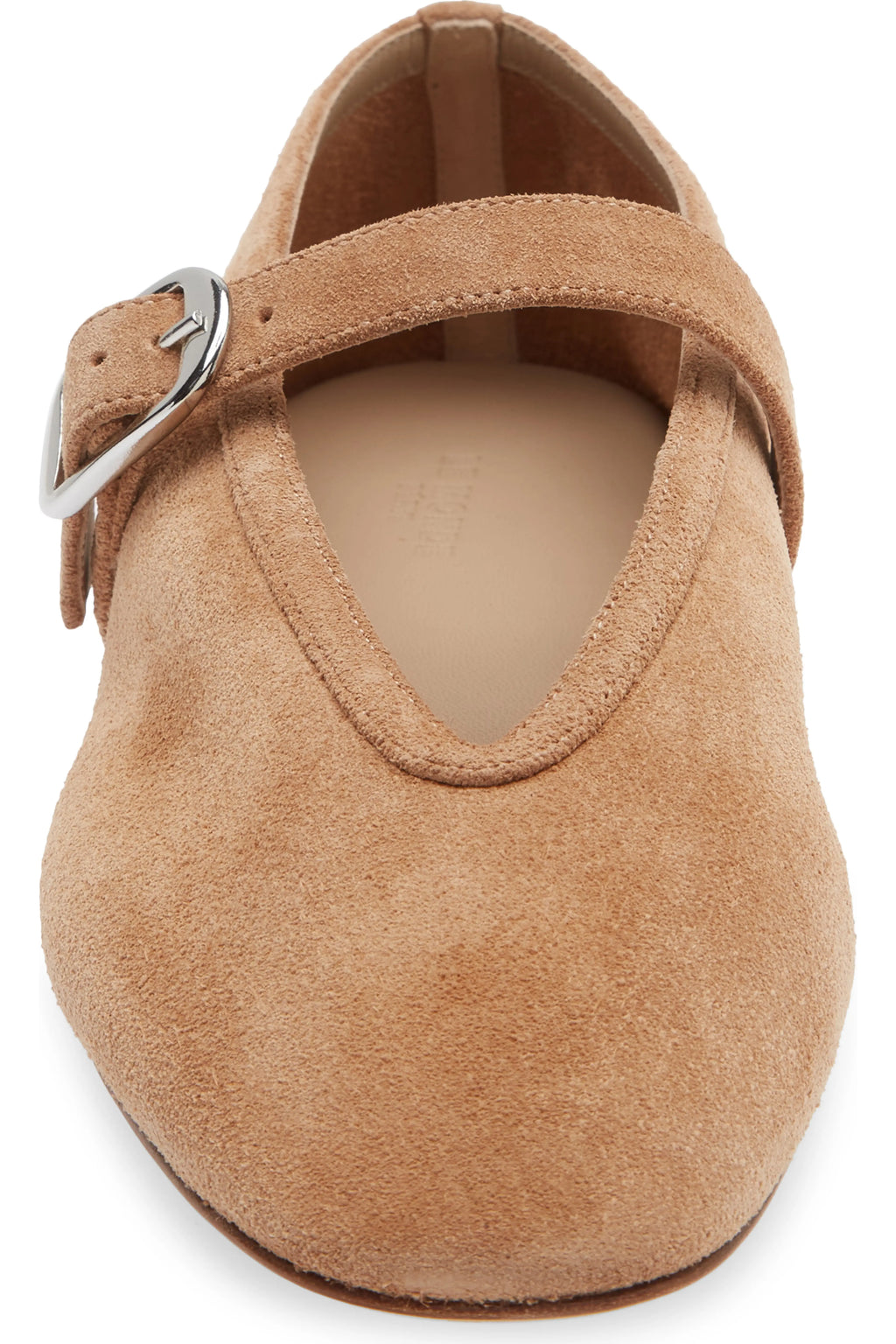 Le Monde Beryl Stella mary janes in Sienna Suede with a silver buckle