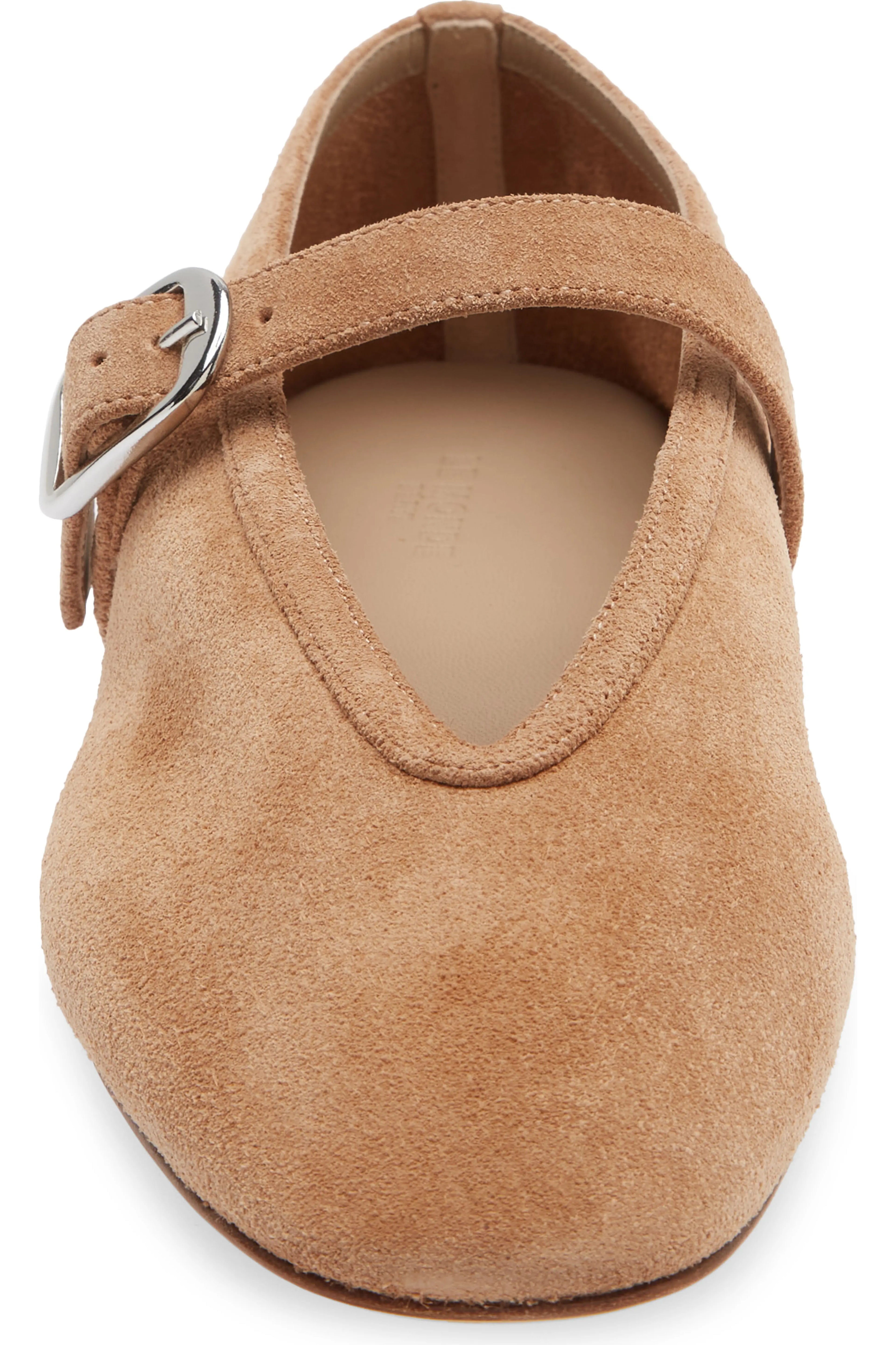 Le Monde Beryl Stella mary janes in Sienna Suede with a silver buckle