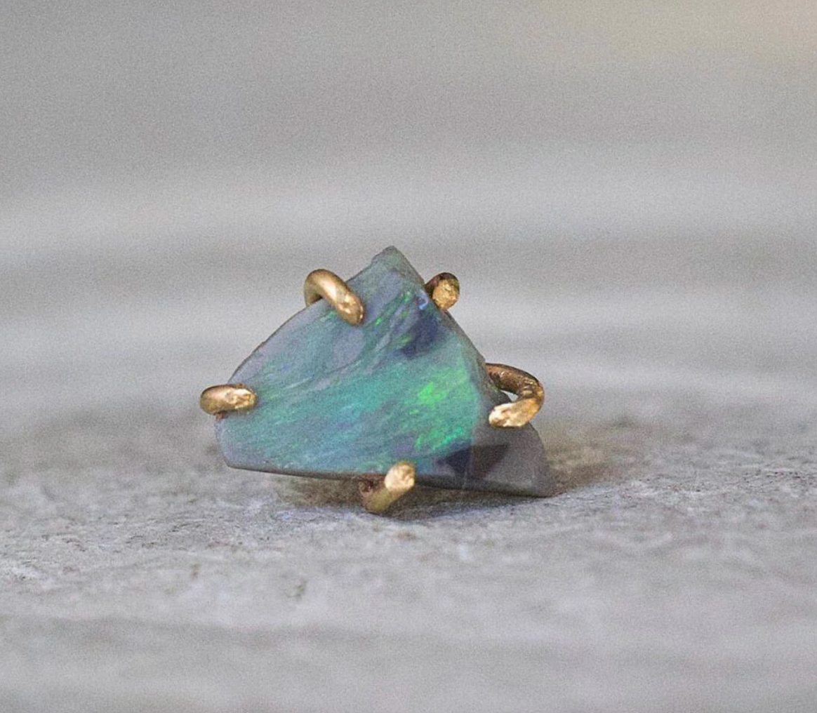 Australian opal small stone studs