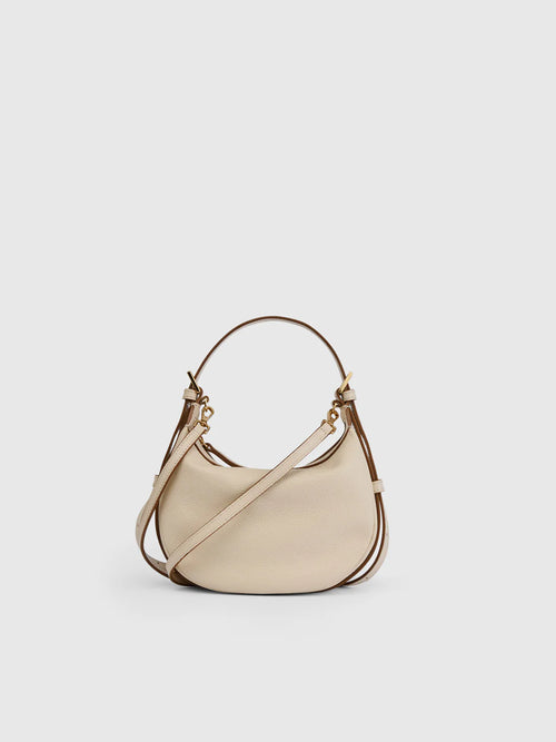 Silea Mandorla Grained Calf Mini Hobo Bag