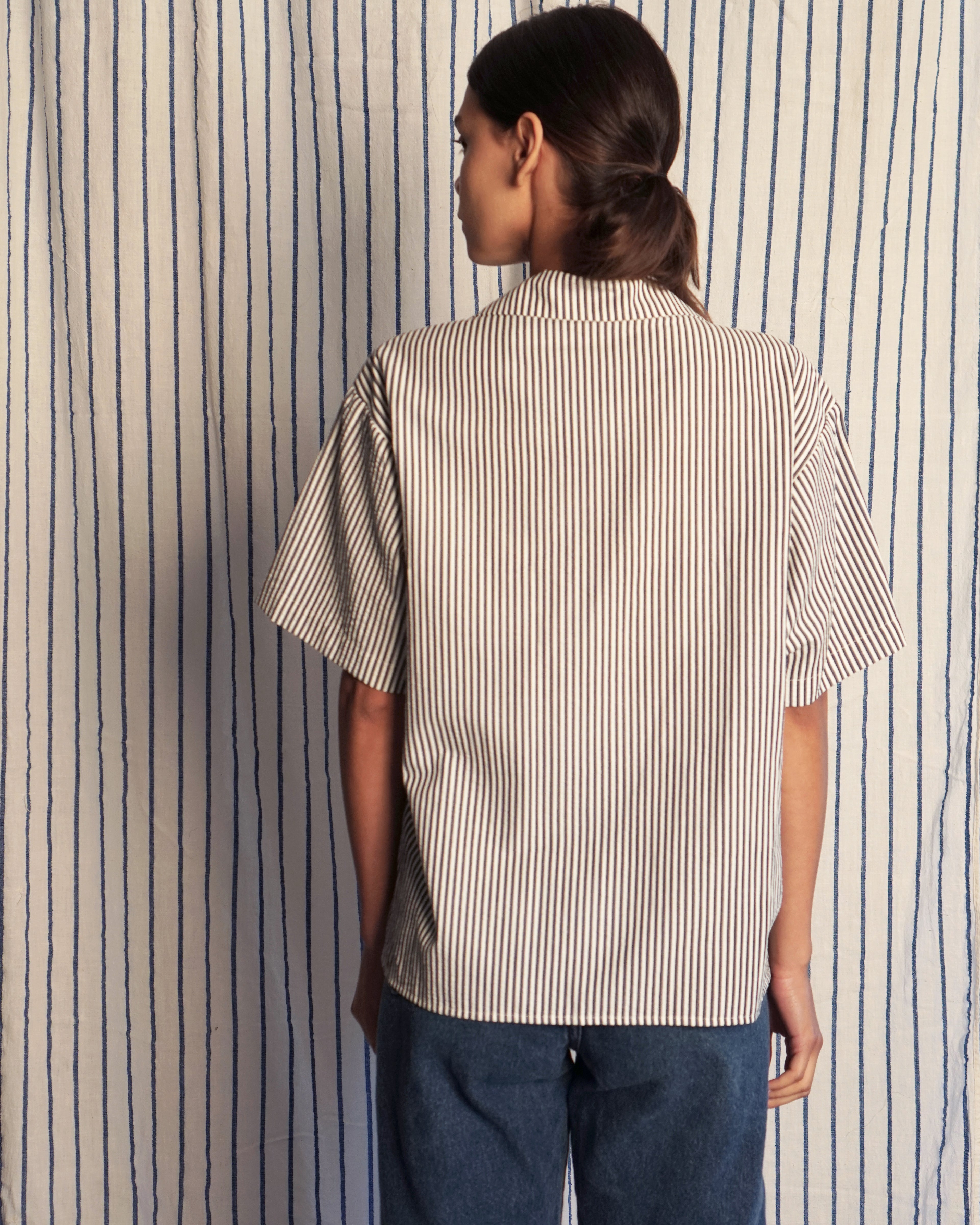 Stripe Camp Shirt