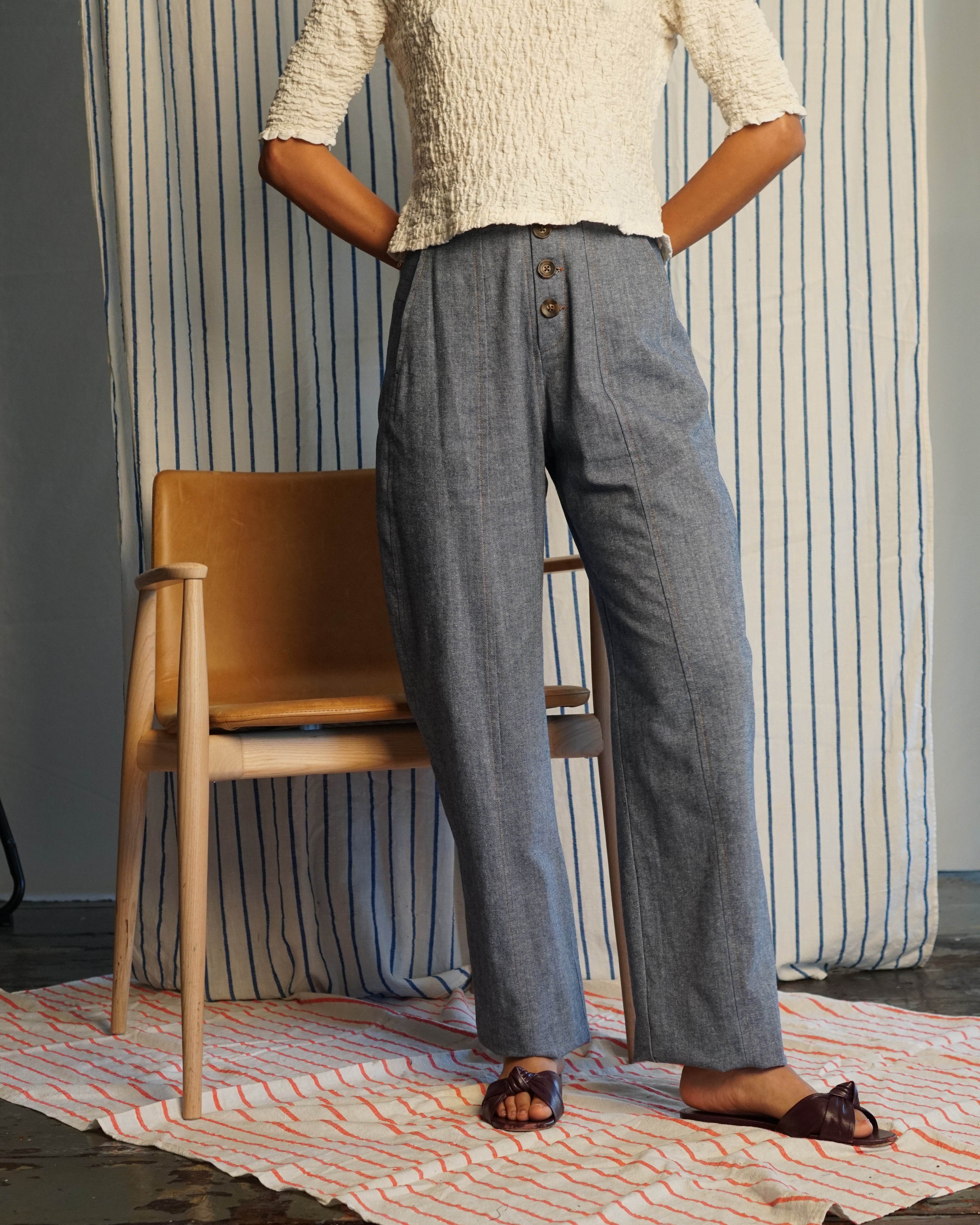 Aldous Barrel Leg Jean